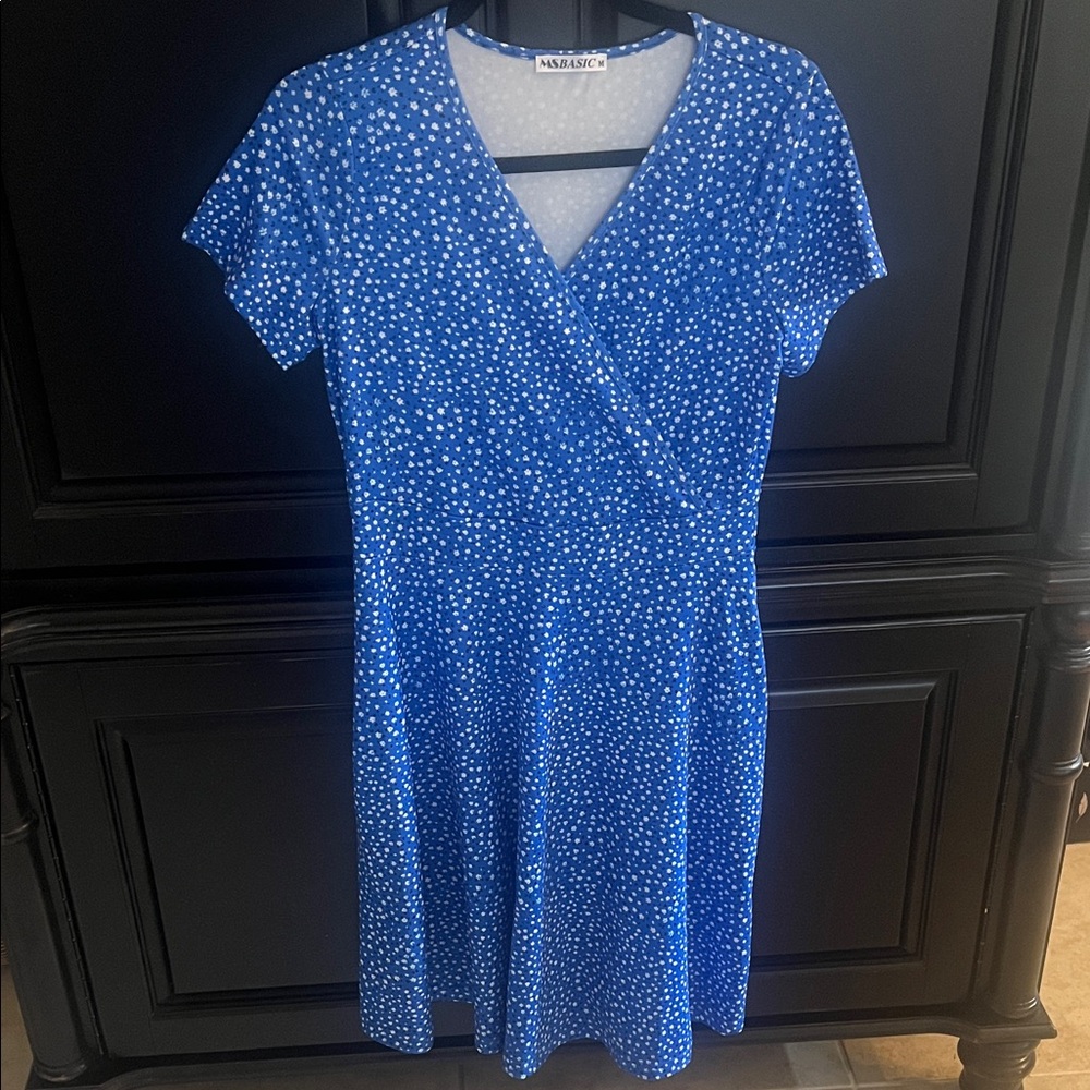 Blue dress